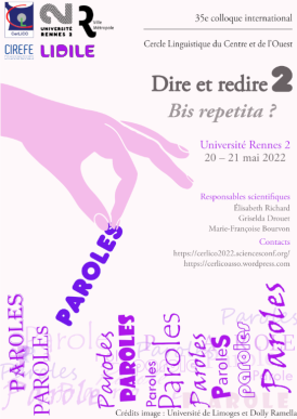 35e colloque international du CERLICO