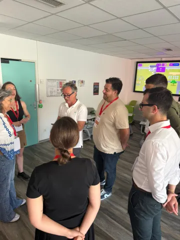 Photo taken during Madelyn Lines' et Dolly Ramella's workshop.