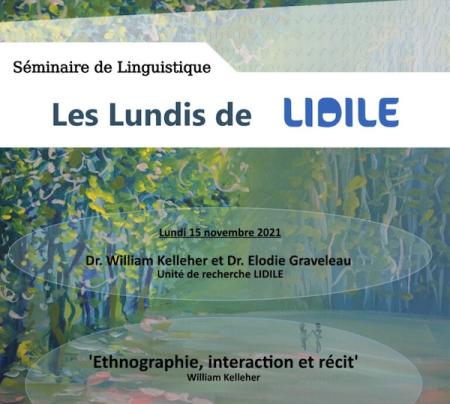 "Ethnographie, interaction et récit" par le Dr William Kelleher