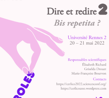 35e colloque international du CERLICO