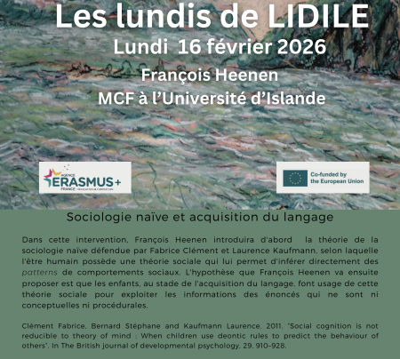 affiche lundi de LIDILE